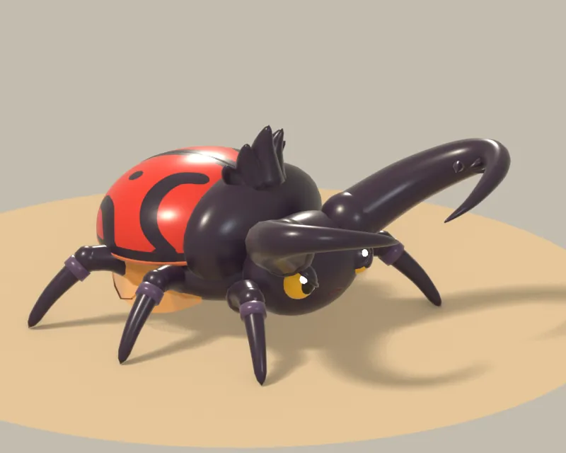 The Stag King boss from Spider Defense