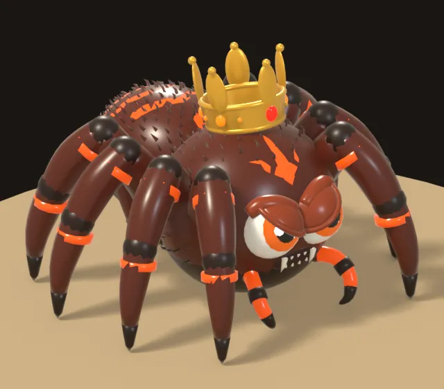 The Queen Spider boss from Spider Hunter