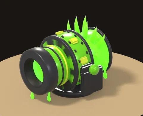 Poison Gun: green and dripping