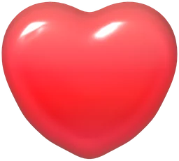 A red heart-shaped jelly candy