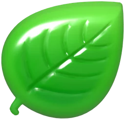 A green leaf-shaped jelly candy