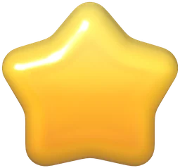 A yellow star-shaped jelly candy