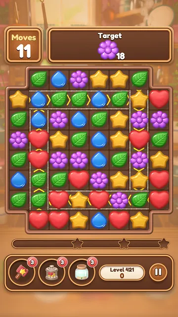 Level 421: conveyor belts looping round the board