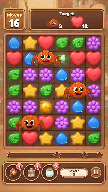Win streak power-ups placed on the board at the start of a level